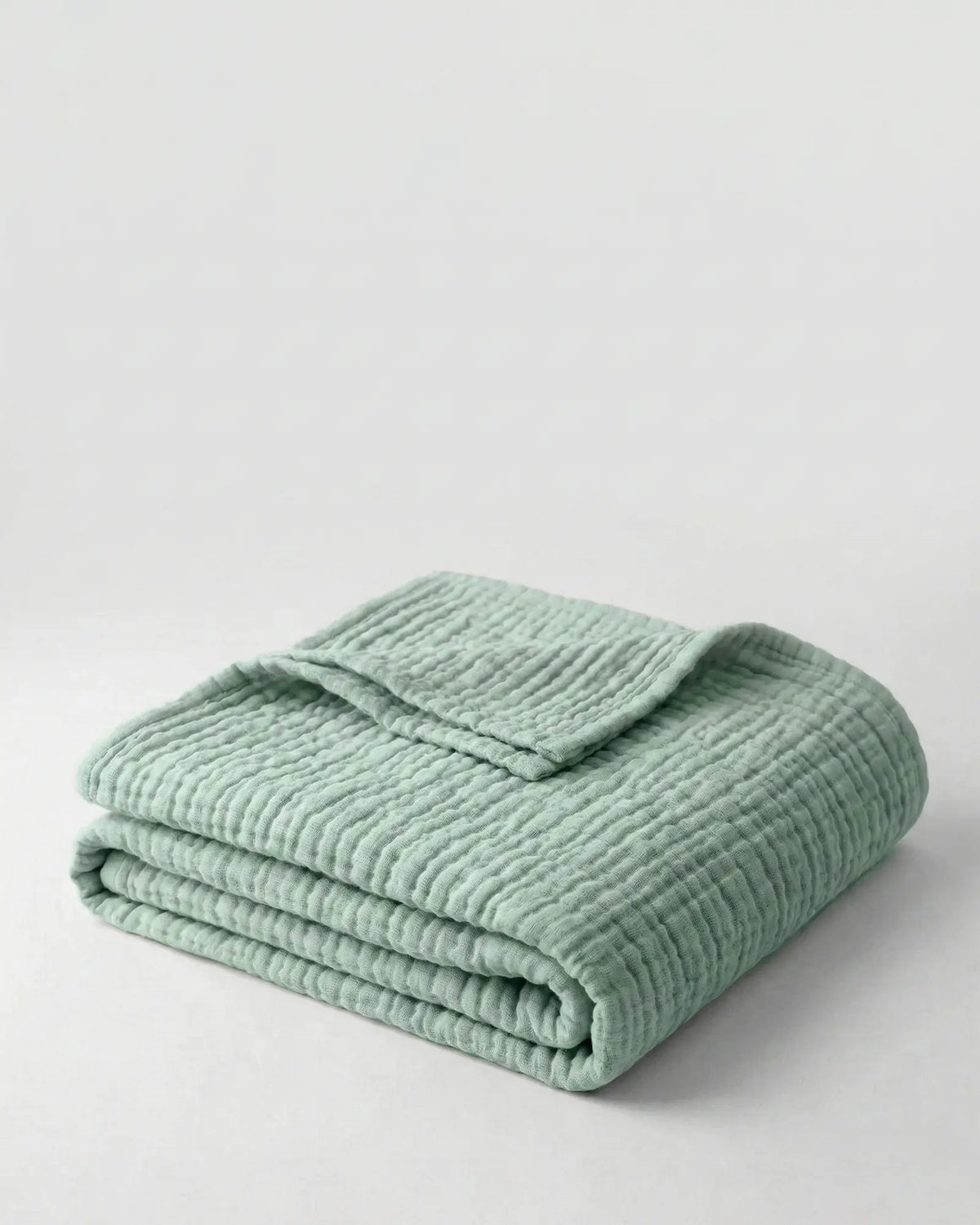 Nuvlie Muslin Blanket in Green